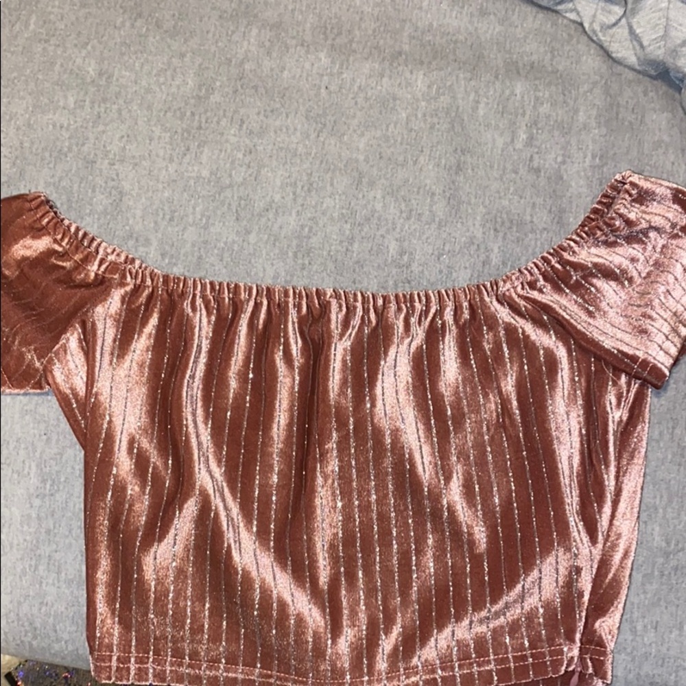 Pink Side Zip Forever 21 Crop Top